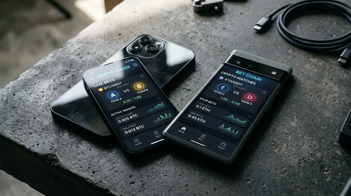 Bitcoin kihlveod mobiilis – PWA, iOS, Android ja krüpto-rahakoti integreerimine